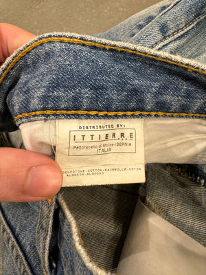2000s Roberto Cavalli distressed jeans
