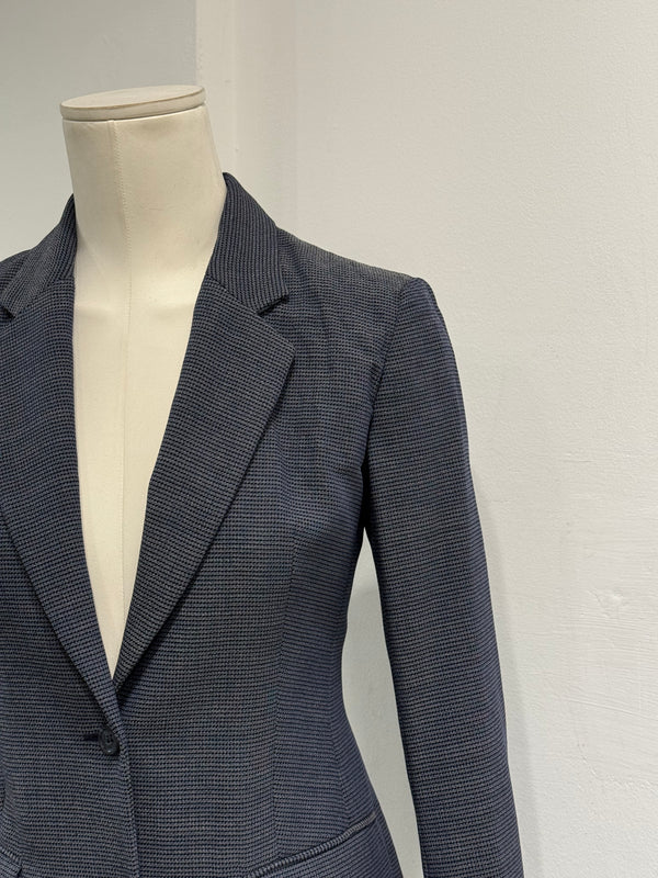 A/W2007 Maison Margiela wool pointed wrinkled shoulder blazer
