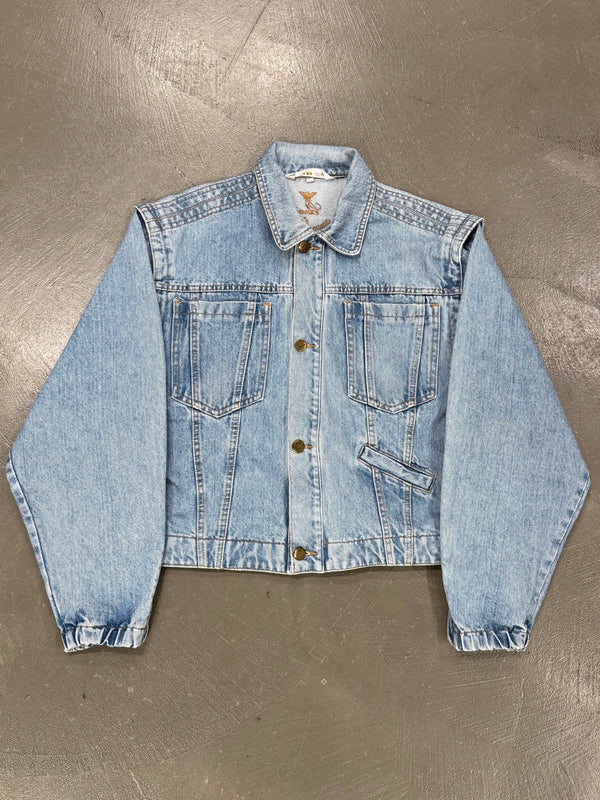 1990s Armani boxy denim jacket