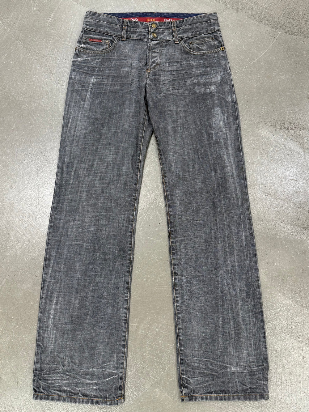 A/W2003 Dolce & Gabbana double waist work pants