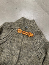 Load image into Gallery viewer, 2000s Alexander McQueen mohair belted cardigan knit

