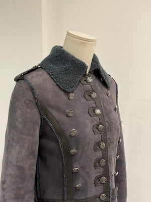 F/W2006 Dolce & Gabbana shearling napoleon coat