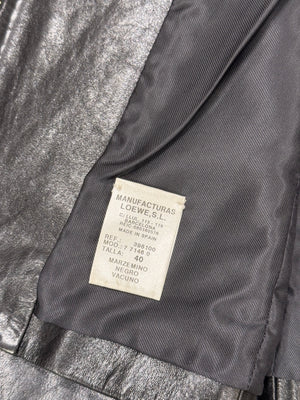 2000s Loewe biker leather jacket