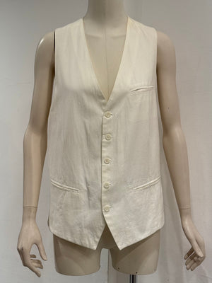 S/S2008 Ann Demeulemeester bondage straps cotton vest