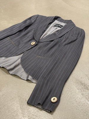 2000s Giorgio Armani pinstripe blazer jacket
