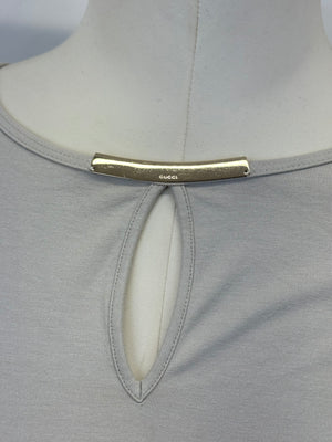 2000s Gucci metallic logo t-shirt