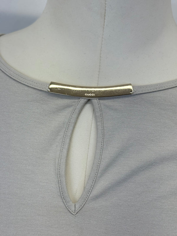 2000s Gucci metallic logo t-shirt