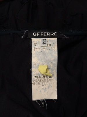 2000s Gianfranco Ferré long draped skirt