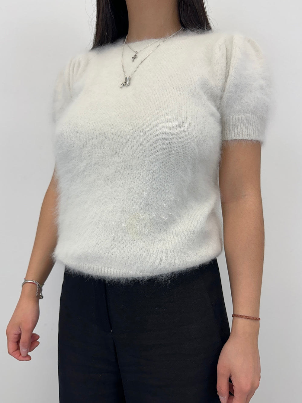 AW2007 Prada mohair knit t-shirt