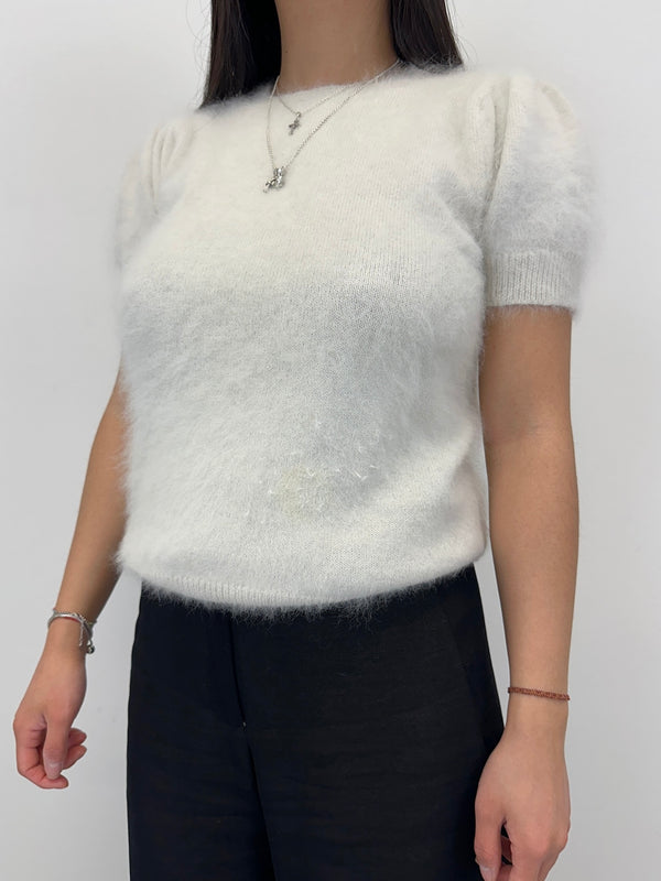 AW2007 Prada mohair knit t-shirt
