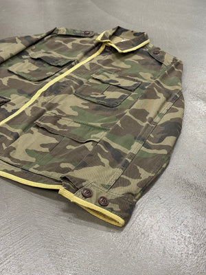 S/S2015 Saint Laurent by Hedi Slimane M65 gold trimmed military jacket