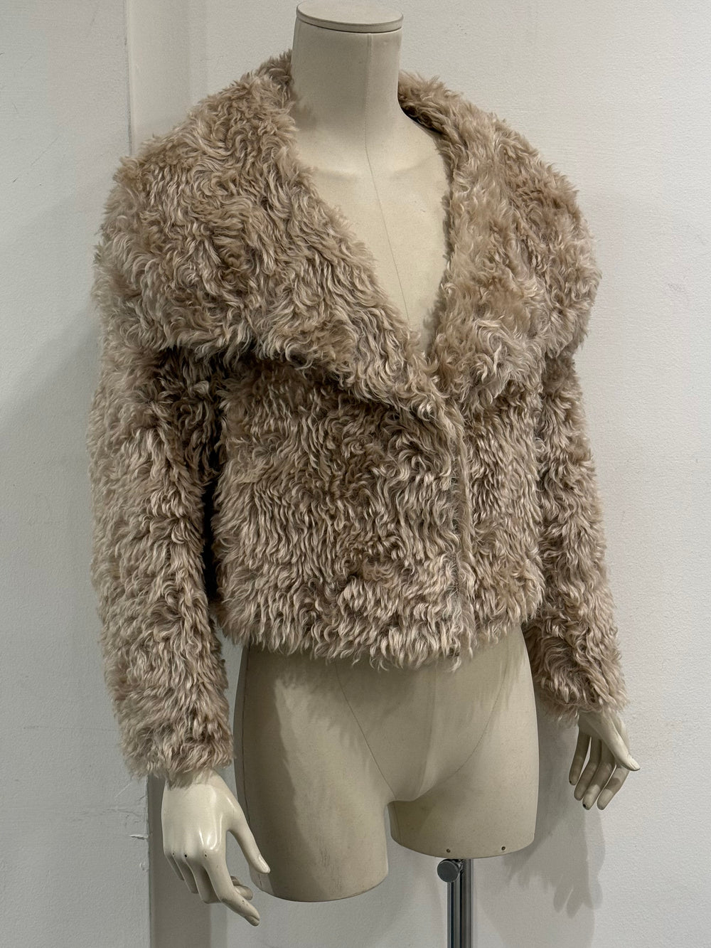 A/W2011 Prada mohair faux fur croupes jacket