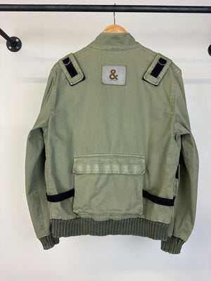 2000s Dolce & Gabbana military cargo bomber jacket