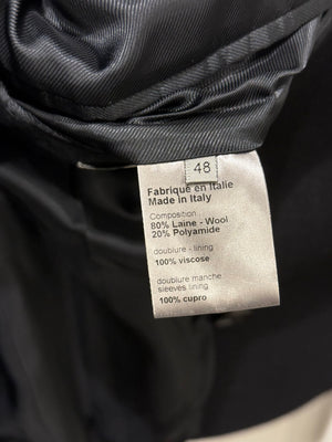 A/W2007 Dior by Hedi Slimane “Navigate” double breasted military jacket