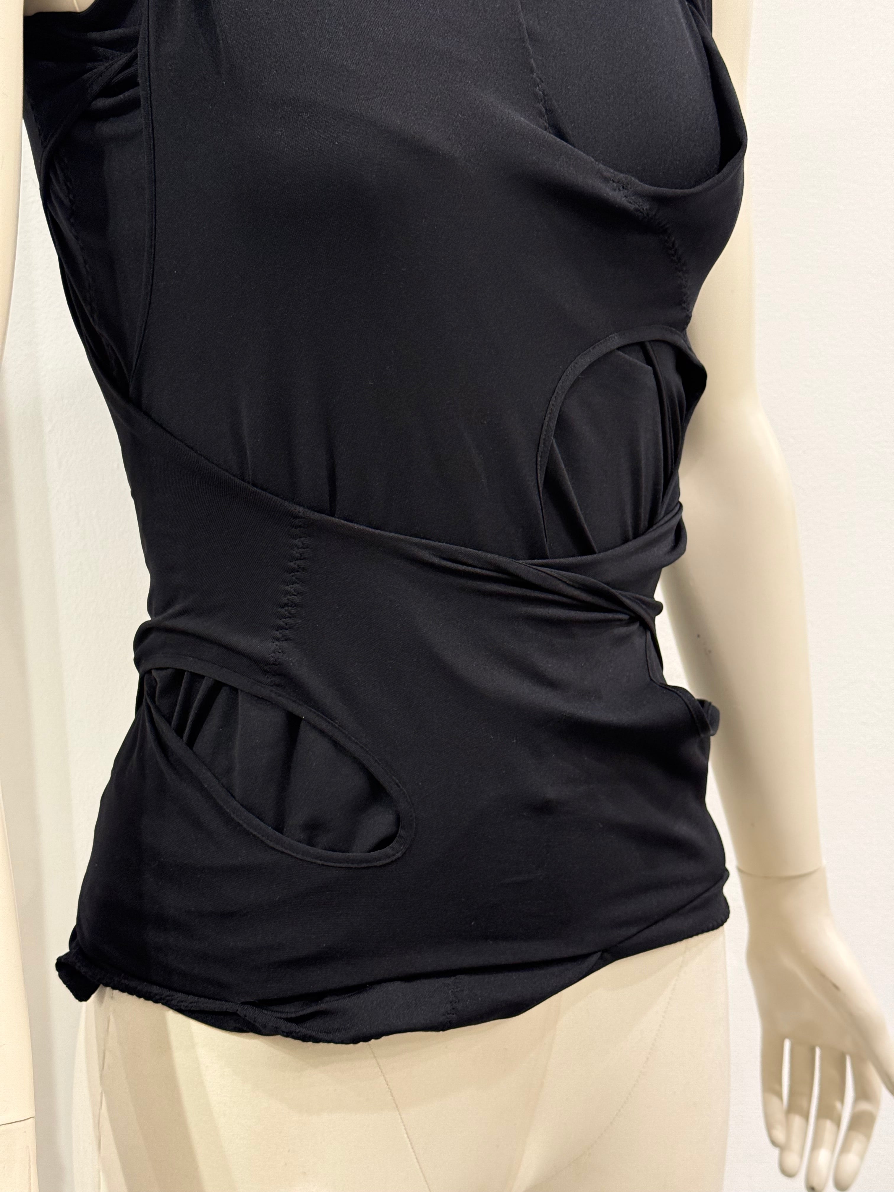 S/S2004 Junya Watanabe runway deconstructed layered top