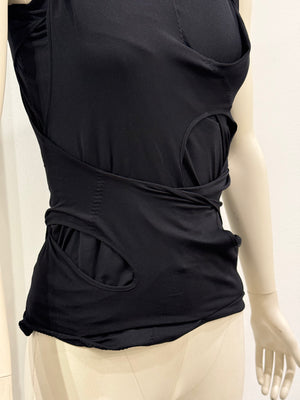 S/S2004 Junya Watanabe runway deconstructed layered top