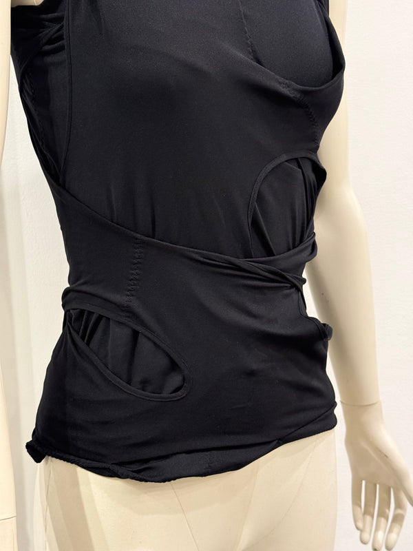 S/S2004 Junya Watanabe runway deconstructed layered top