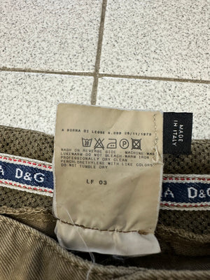 SS03 Dolce & Gabbana cargo military pants