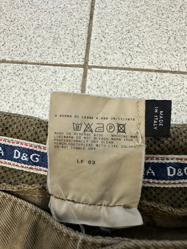 SS03 Dolce & Gabbana cargo military pants