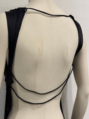 S/S2004 Gucci by Tom Ford bondage corseted dress