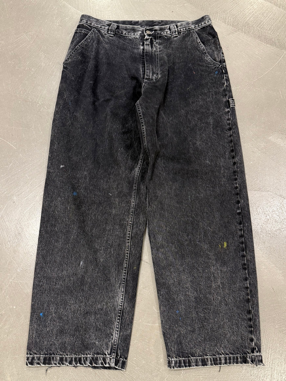 A/W2022 Maison Margiela 14oz origin paint carpenter jeans