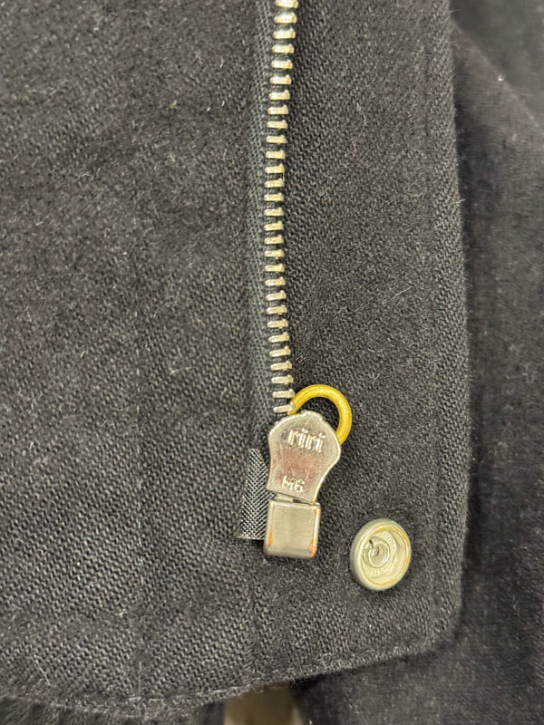 2010s Dior hooded wool bomber jacket
