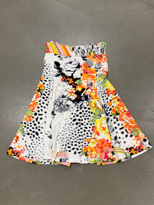 2000s Cavalli floral skirt