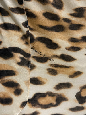 2000s Cavalli leopard print dress