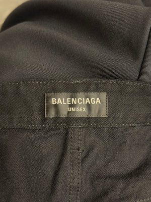 S/S2024 Balenciaga triple waist wide leg tailored pants