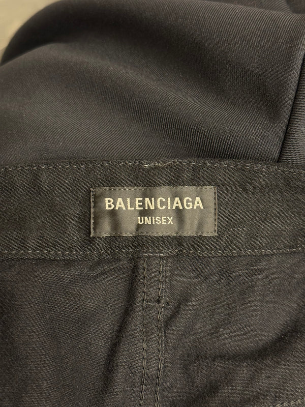 S/S2024 Balenciaga triple waist wide leg tailored pants