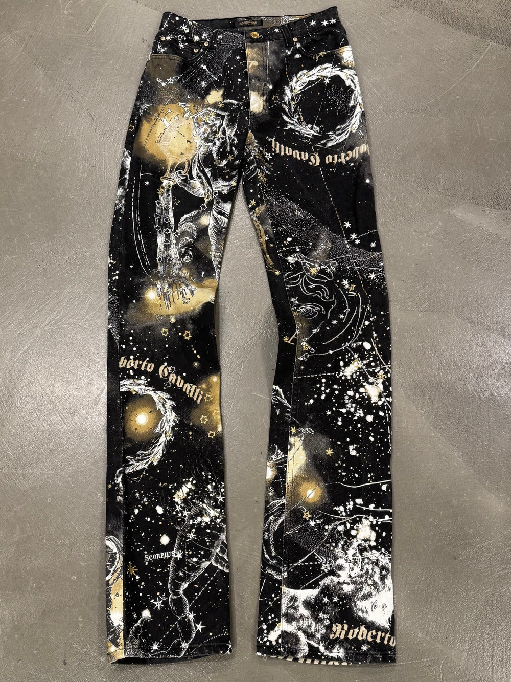 2003 Roberto Cavalli zodiac astrology pants