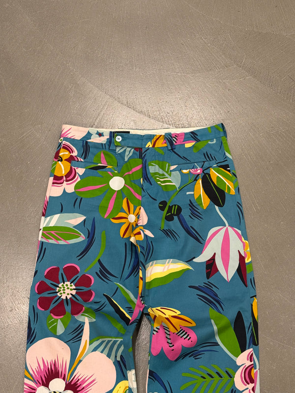 S/S1999 Gucci floral print trousers
