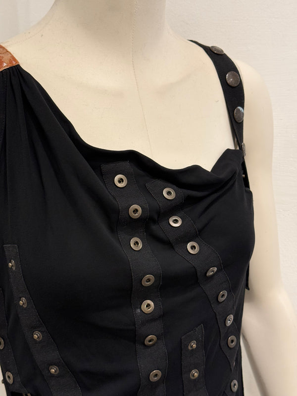 S/S2003 Dolce & Gabbana runway buttons tank top