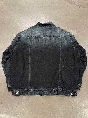 2020 Balenciaga trompe l'oeil heavy cotton jacket