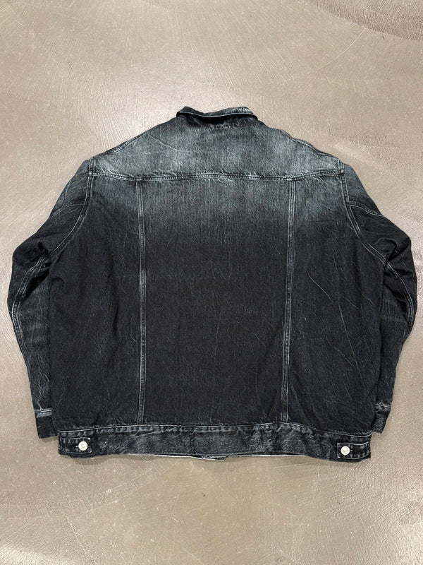 2020 Balenciaga trompe l'oeil heavy cotton jacket