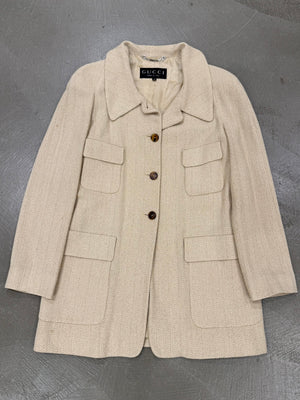 1995 Gucci by Tom Ford linen coat