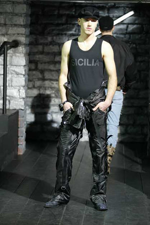AW2003 Dolce & Gabbana bondage parachute runway jumpsuit/set
