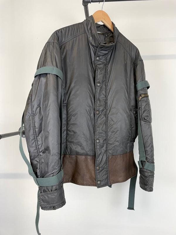 2003 Dolce & Gabbana bondage bomber jacket