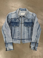 Load image into Gallery viewer, 2000s Maison Margiela artisanal deconstructed denim jacket
