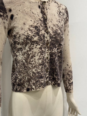 A/W1999 Roberto Cavalli animalier print cardigan