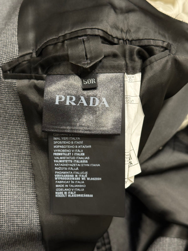2010s Prada grey elegant coat