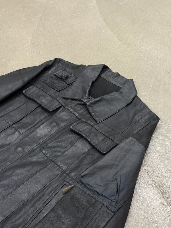 S/S2003 Rick Owens "Suckerball" runway waxed denim jacket