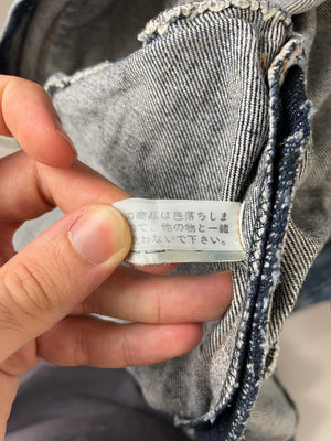 1986 Katharine Hamnett cargo bomber denim jacket