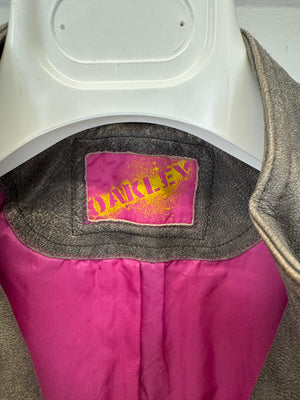 2000s Oakley 2 in 1 modular leather jacket
