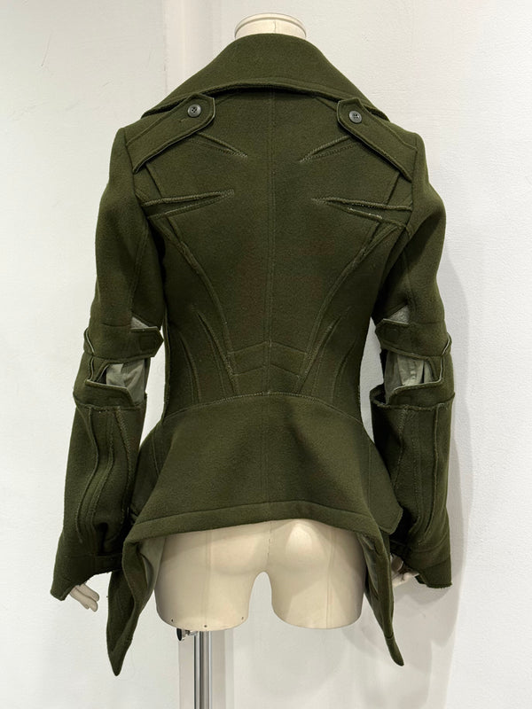 A/W2006 Junya Watanabe runway deconstructed military jacket