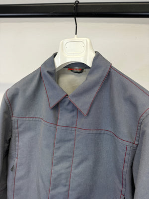 2000s Prada biker cotton jacket