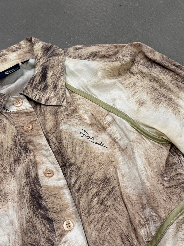 2000s Cavalli print shirt