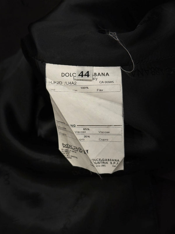 2000s Dolce & Gabbana military tailored jacket with pins