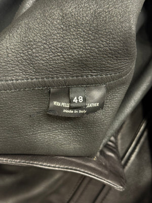 2000s Gucci by Tom Ford biker leather jacket