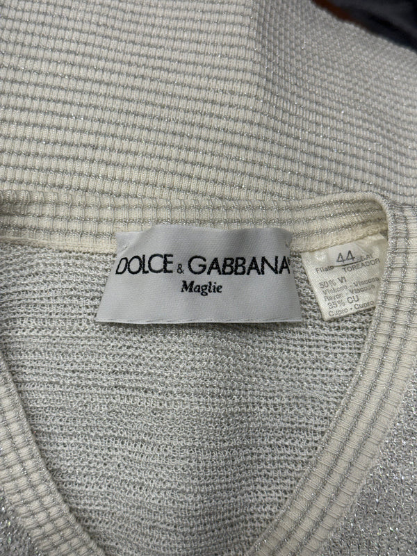 1990s Dolce & Gabbana embellished tank top